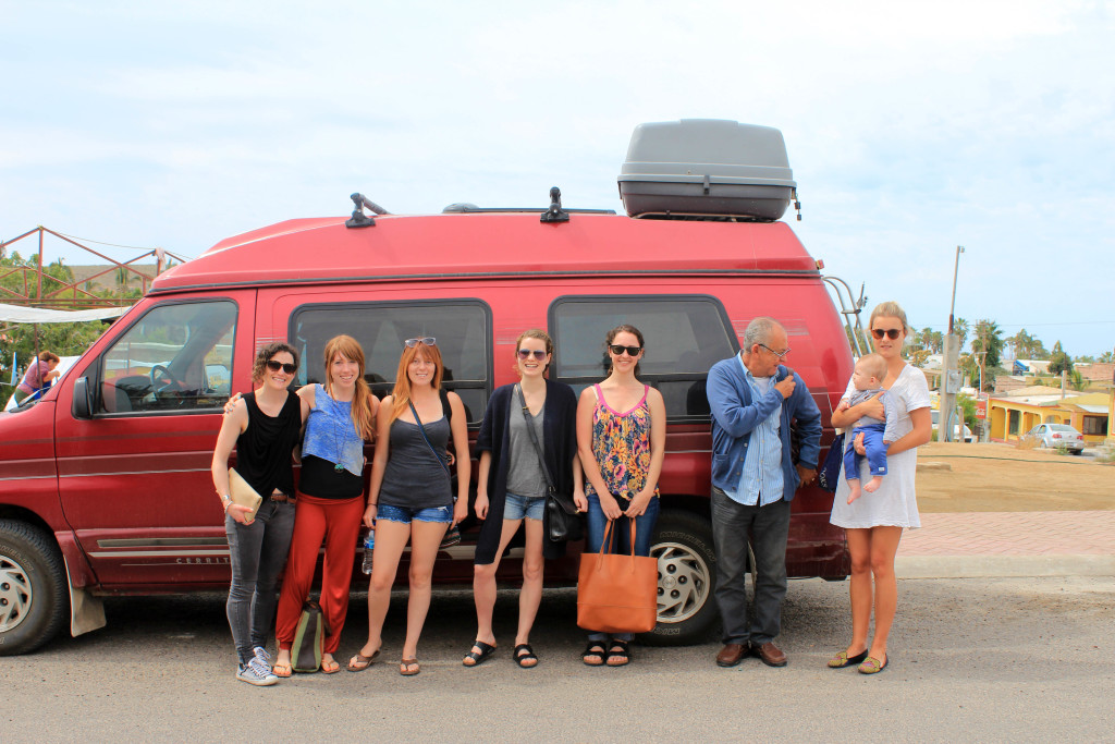 Scarlet- the super van and our awesome retreat group - March 2015